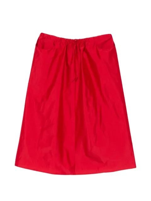 drawstring a-line skirt by SAMUEL GUI YANG