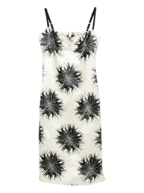 floral print dress by SAMUEL GUI YANG