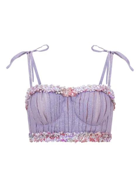 Agor sequin tie top by SANA OSMANI