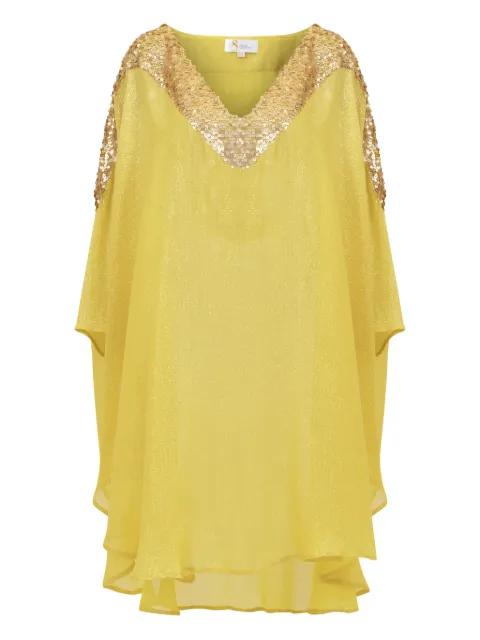 Chloris hoodied sequin mini dress by SANA OSMANI