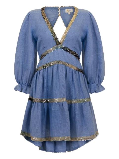 Miriam sequin mini dress by SANA OSMANI