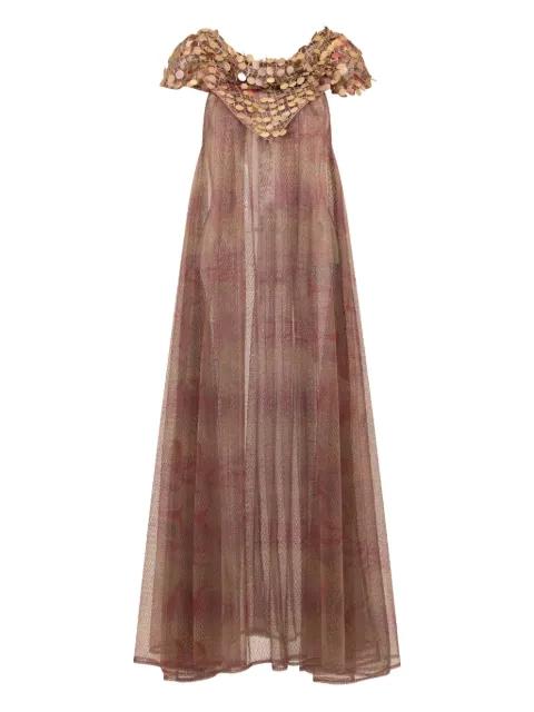Soline sequin maxi dress by SANA OSMANI