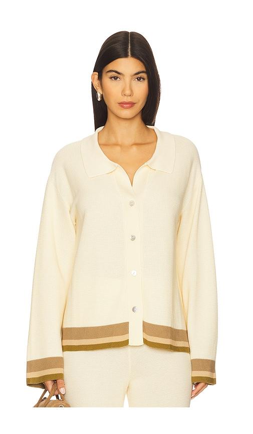 Sancia Abigail Knit Shirt in Cream by SANCIA