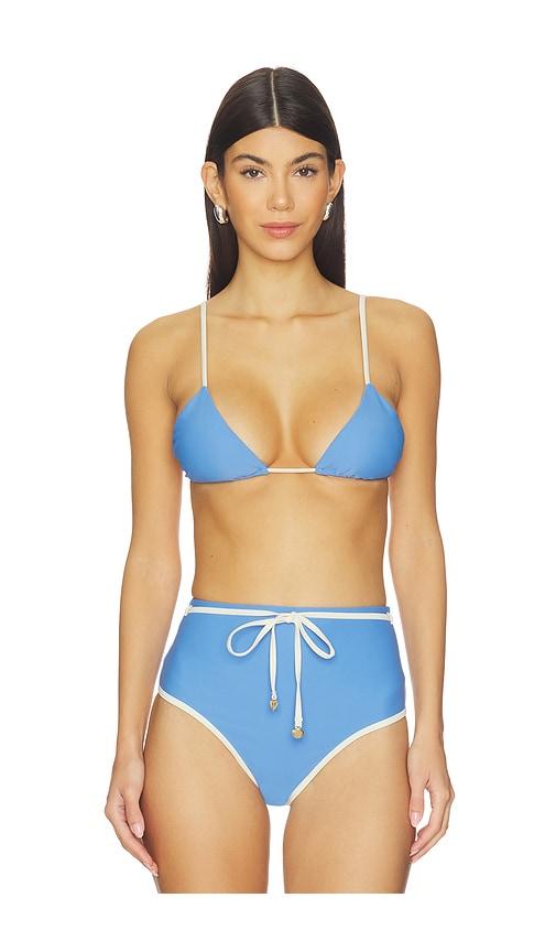 Sancia The Bailey Bikini Top in Blue by SANCIA
