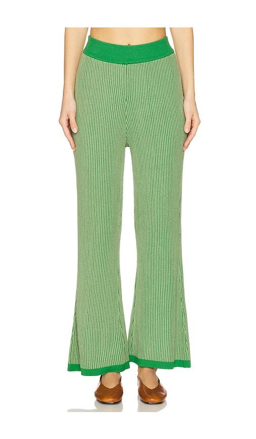Sancia The Ceilia Knit Pant in Green by SANCIA