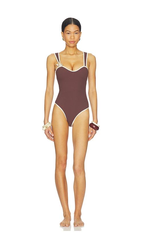 Sancia The Luana One Piece in Brown by SANCIA