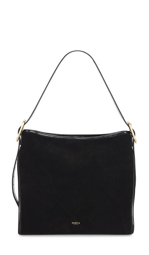 Sancia The Moretto Shoulder Bag in Black by SANCIA