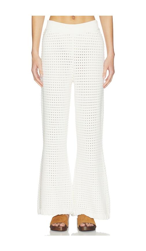 Sancia The Reid Knit Pants in White by SANCIA