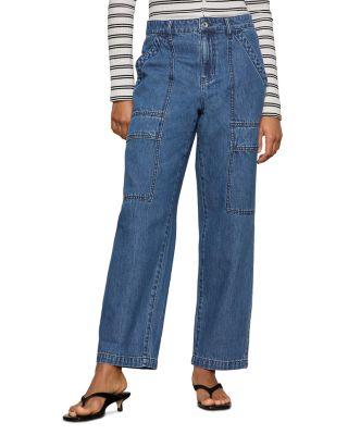 Boyfriend High Rise Utility Jeans in High Noon by SANCTUARY