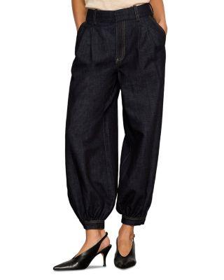 Denim Balloon Ankle Trousers by SANCTUARY