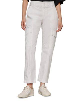 Rebel High Rise Straight Crop Jeans in Chalk by SANCTUARY