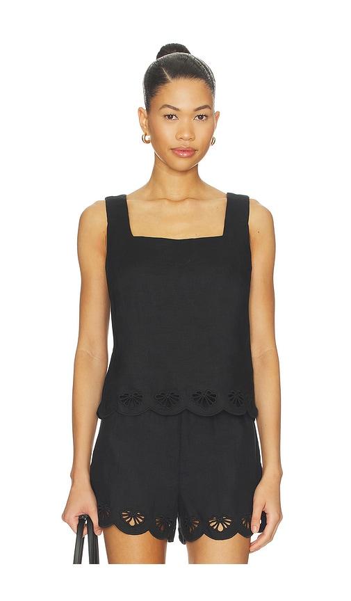 Sanctuary Almost There Linen Top in Black by SANCTUARY