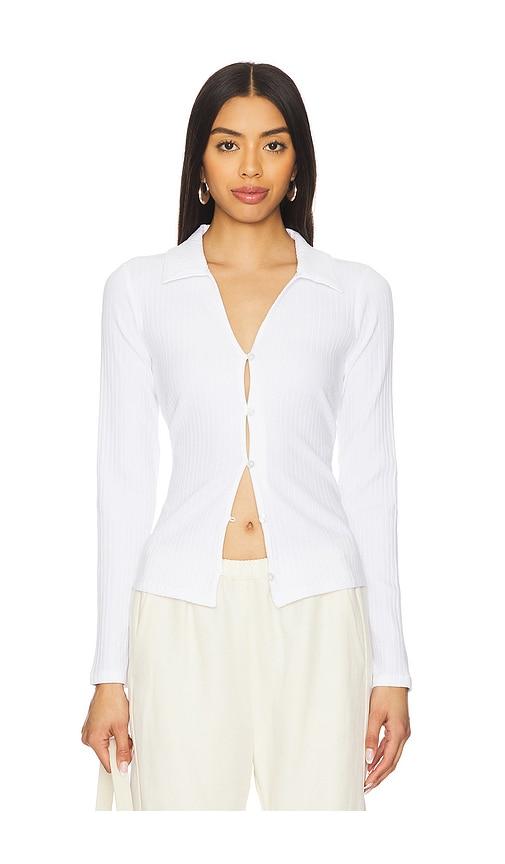 Sanctuary Daydreamer Knit Shirt in White by SANCTUARY