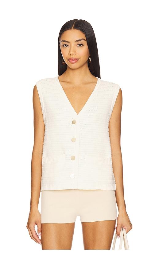 Sanctuary Textured Sweater Vest in Neutral by SANCTUARY