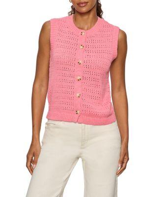 Sleeveless Openwork Cardigan by SANCTUARY