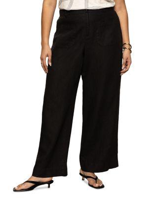The Linen Marine Wide Leg Pants by SANCTUARY