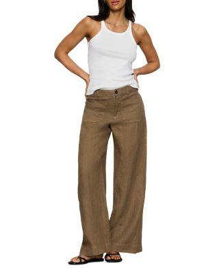 The Linen Marine Wide Leg Pants by SANCTUARY