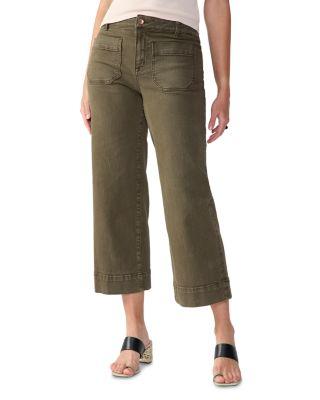 The Marine Cropped Wide Leg Pants by SANCTUARY
