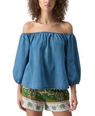 Women's Beach To Bar Chambray Blouse by SANCTUARY
