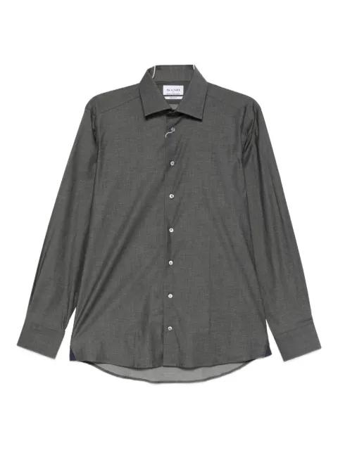 mélange-effect shirt by SAND