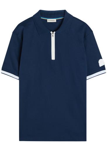 Logo cotton polo shirt by SANDBANKS