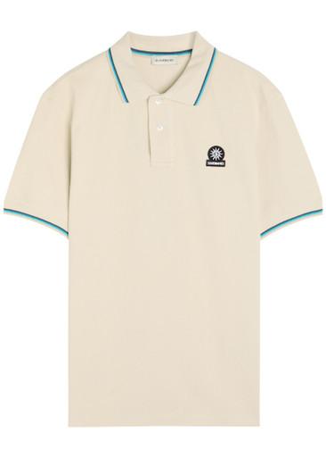 Logo piqué cotton polo shirt by SANDBANKS