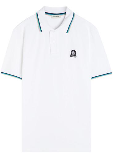 Logo piqué cotton polo shirt by SANDBANKS
