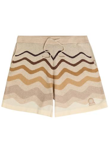 Striped cotton shorts by SANDBANKS