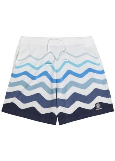 Striped cotton shorts by SANDBANKS