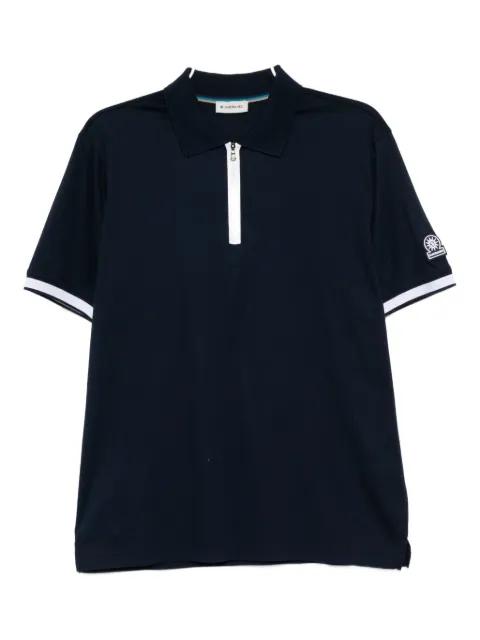 zip-up polo shirt by SANDBANKS