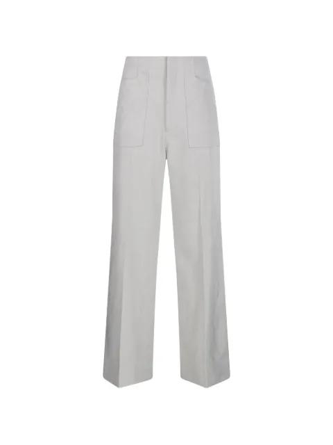 side-pockets trousers by SANDBEIGE