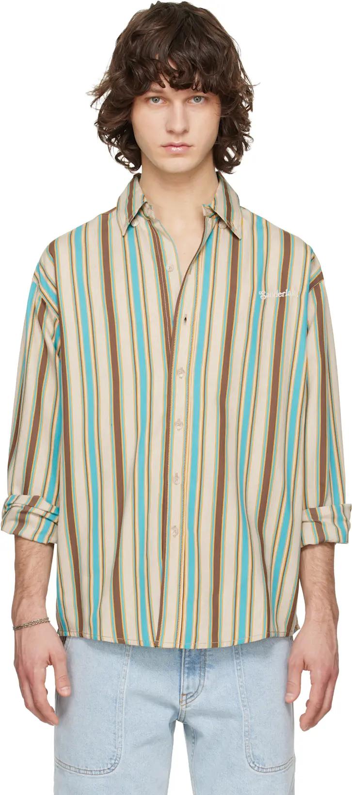Beige Oversized Shirt by SANDERLAK