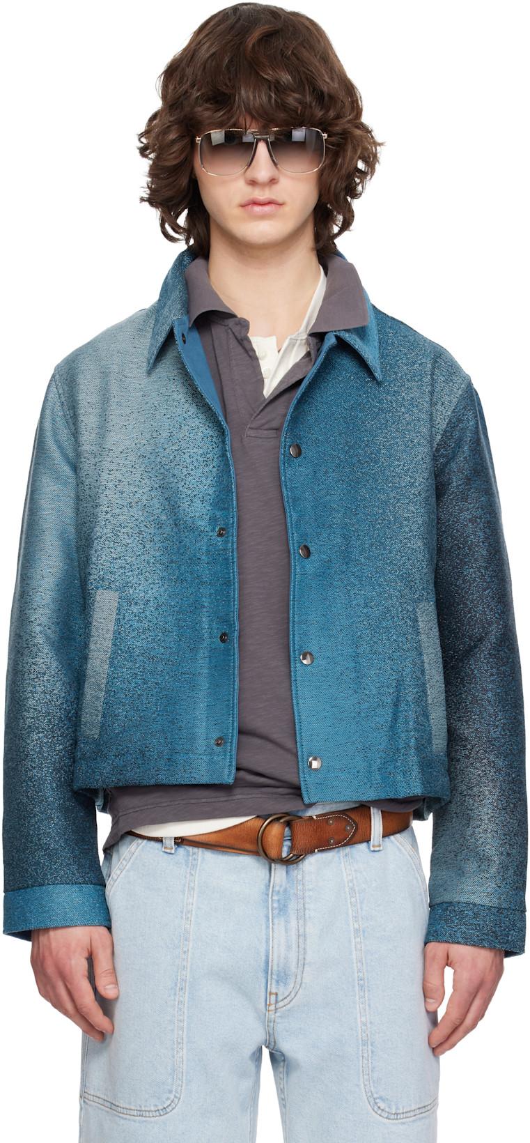 Blue Maharam Edition Jacket by SANDERLAK