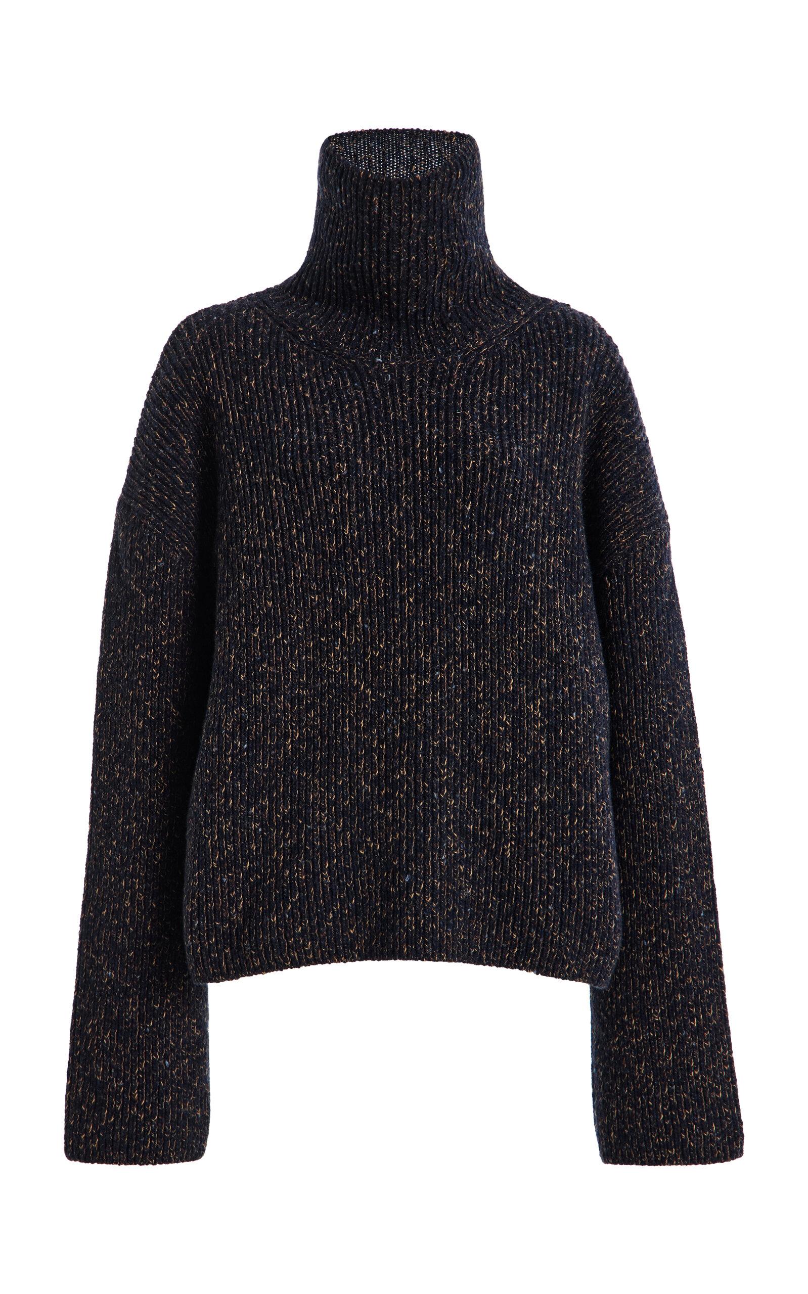 Sanderlak Wool-Cotton Turtleneck Sweater - Moda Operandi by SANDERLAK