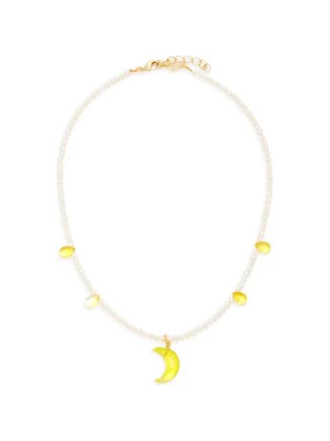 Lunar and Teardrop necklace by SANDRALEXANDRA