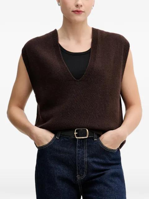 V-neck vest by SANDRO FERRONE
