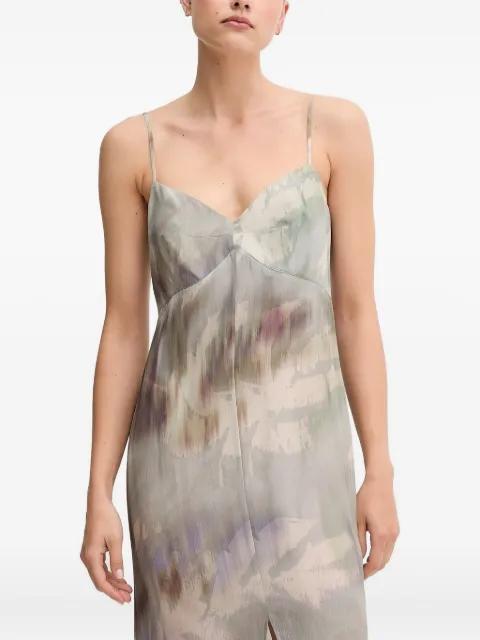 abstract-print maxi dress by SANDRO FERRONE