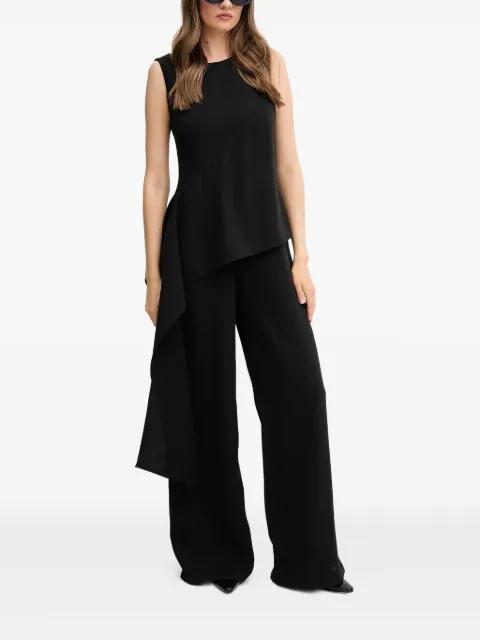 asymmetric draped jumpsuit by SANDRO FERRONE