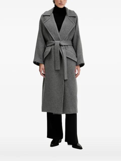 belted coat by SANDRO FERRONE
