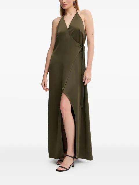 halterneck maxi dress by SANDRO FERRONE