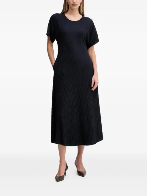 pleated A-line midi dress by SANDRO FERRONE