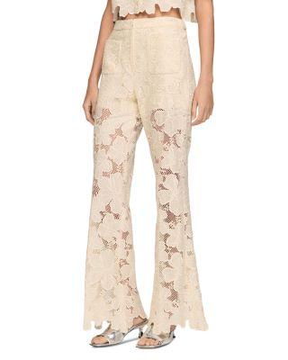 Amani Guipure Lace Trousers by SANDRO PARIS