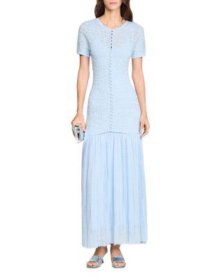 Beaded Knit Maxi Dress by SANDRO PARIS