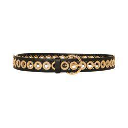 Belt with round buckle and eyelets by SANDRO PARIS