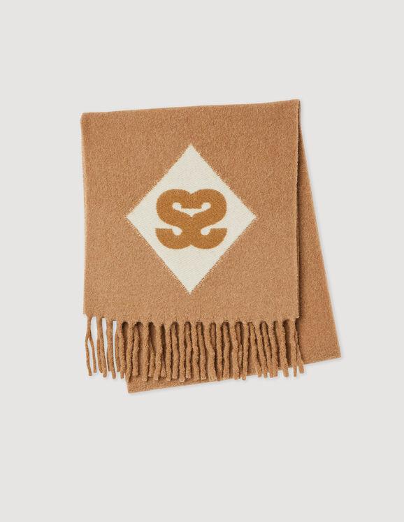 Bonbon - Scarf with double S pattern by SANDRO PARIS Bonbon - Scarf with double S pattern by SANDRO PARIS