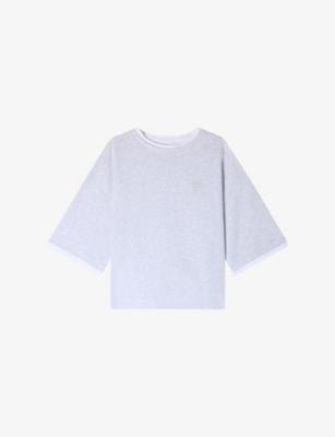 Branded Relaxed-Fit Cotton-Jersey T-Shirt by SANDRO PARIS