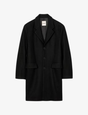 Button-Up Regular-Fit Wool And Cashmere-Blend Coat by SANDRO PARIS