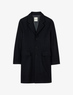 Button-Up Regular-Fit Wool And Cashmere-Blend Coat by SANDRO PARIS