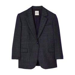 Checked suit jacket by SANDRO PARIS