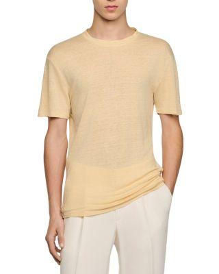 Clash Linen Tee by SANDRO PARIS